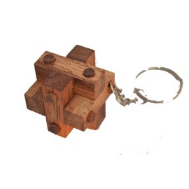Key Lock Pokum Puzzle Key Ring Wooden Puzzle Keychain Puzzle Key Ring Puzzle Interlock Puzzle Brain Teaser Wooden Puzzle Key Holder Ball Puzzle