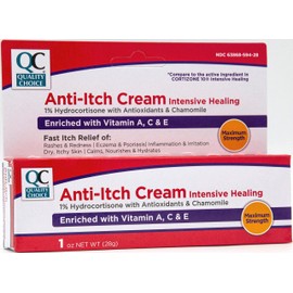 Quality Choice HYDROCORTISONE Cream 1% 1OZ