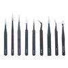 Yenghome 9 PCS Precision Tweezers Set, Anti-Static ESD Stainless Steel