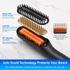 Focenat 2 in 1 Beard Straightener for Men, Mini Straightener,