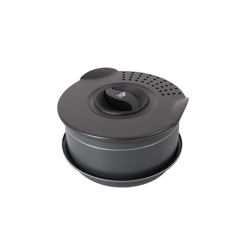 Bo-Camp Trekking Pots, Set of 5, Black