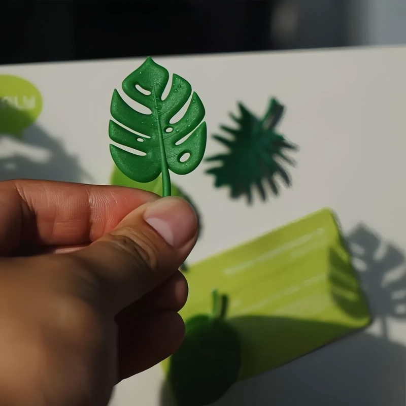 HannaFires 8pcs Creative Turtle Leaf Refrigerator Magnet Set – Fun