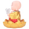 Nodding Smiling Buddha Maitreya Automatic Laughing Car Dashboard Solar Buddha