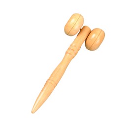 Healvian Holz-Massagegeräte Roller Guasha Scraping Tool Massagegeräte Handheld Face Lifting Tool Gesicht Ausdünnung Werkzeug Anti Aging Gesichtsmassagegerät Massageroller Dünner Gesichtsroller Bambus