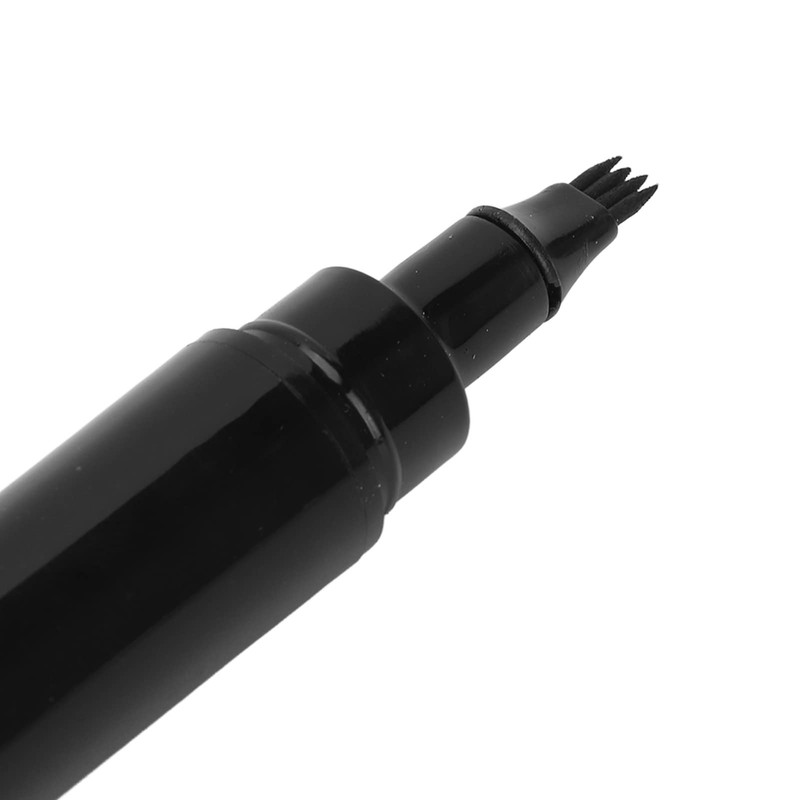 Beard Pencil Filler, Long Lasting Black Double Headed Barber Styling