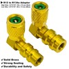 VOTNMIC R12 to R134A AC Retrofit Fitting Adapter Kit, Brass