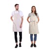 BIGHAS Adjustable Bib Apron with Long Ties for Women Men