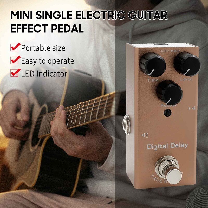 IRIN EF-08 Electric Guitar Effect Pedal Portable Guitar Effector Mini