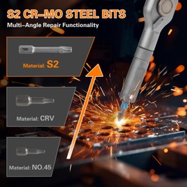 Juego Destornilladores Magnéticos 42 en 1 para Bricolaje, Puntas Magnéticas para Destornillador de Carraca Múltiples, para Electrónica, Celulares, Computadoras, Herramientas Compacto Portátil