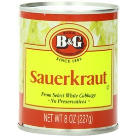 B&G Sauerkraut, 8 Ounce Can (Pack of 24)