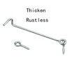 8PCS Barn Door Latch, Window Windproof Hook, Cabin Hook and