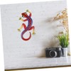 BUTIFULSIC Gecko Ornament Lizard Art Wall Decorations Metal Gecko Wall