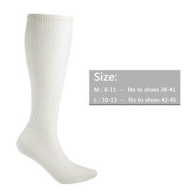 Blulu Lederhosen Socks German Oktoberfest Bavarian Long Embroidered Socks for Men Traditional Outfit Trachten, High Knee