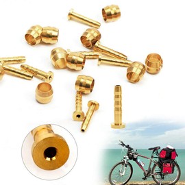 Neuocean 8 Sets Olive Connector Bicycle Disc Brake Insert Connector Compatible with Hydraulic Disc Brake Hose Shimano BH59