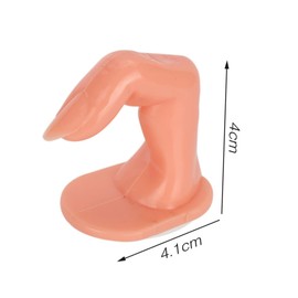 minkissy Nail Art Practice Hand Set Pcs Manicure Training Stands Reusable for Acrylic Gel and Nail Art Practice