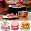 Burger Press, 5”Stainless Steel Hamburger Press Patty Maker, Non-Stick Hamburger