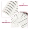 Outanaya Brows Makeup 12pcs Waterproof Brow Stickers Natural Look Travel