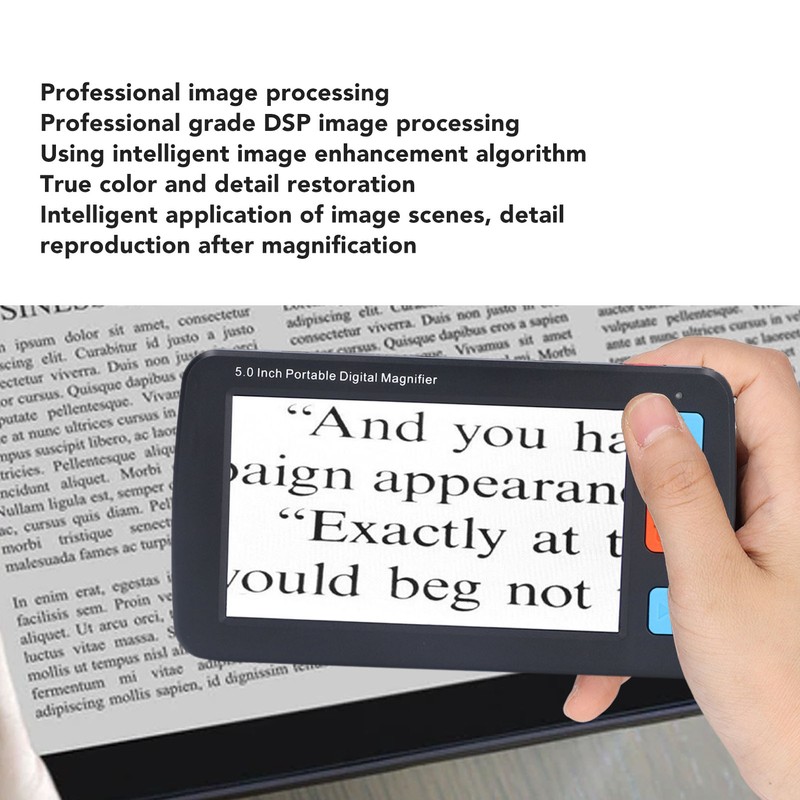 4.3inch Portable Video Digital Magnifier 2X‑32X Zoom Support AV Output