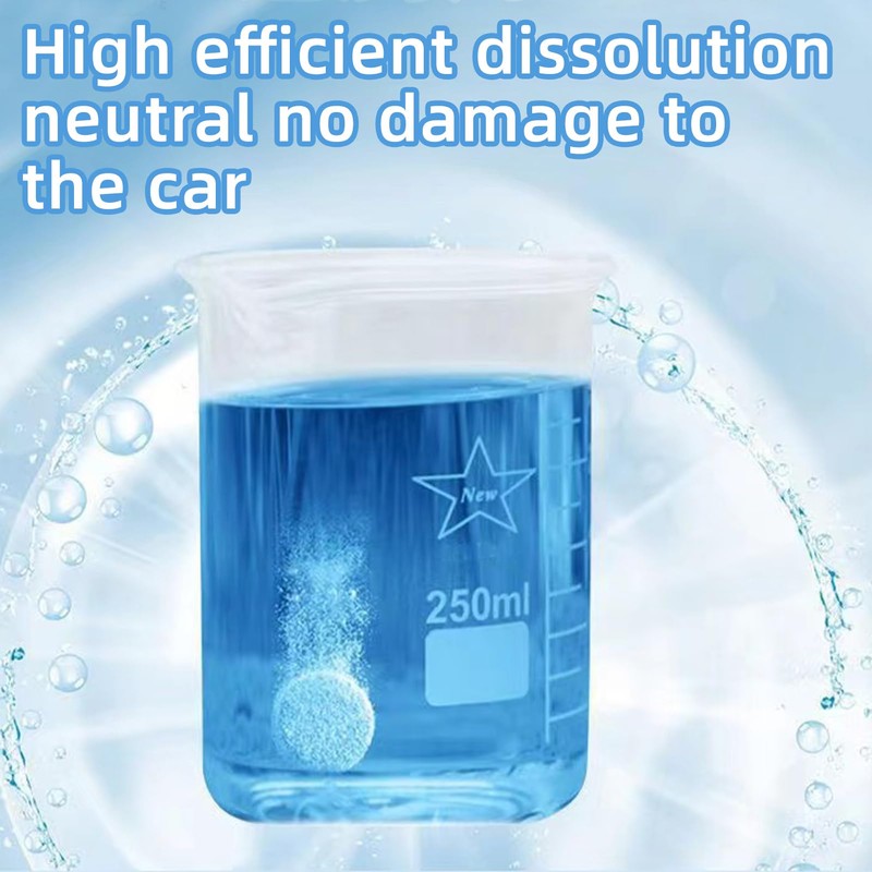 120 PCS Car Screenwash Tablets, Concentrated Windscreen Car Wiper Solid