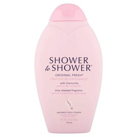 Shower to Shower Body Powder Original Fresh 13 oz (Pack of 5)