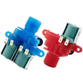 W10240949 Cold Water Inlet Valve MVWX655DW1 W10240948 Hot Water Inlet Valve Replacement Part Compatible with Whirlpool Kenmore Maytag Washers - Replaces W11168740 W10921515 W10921514 W11168743