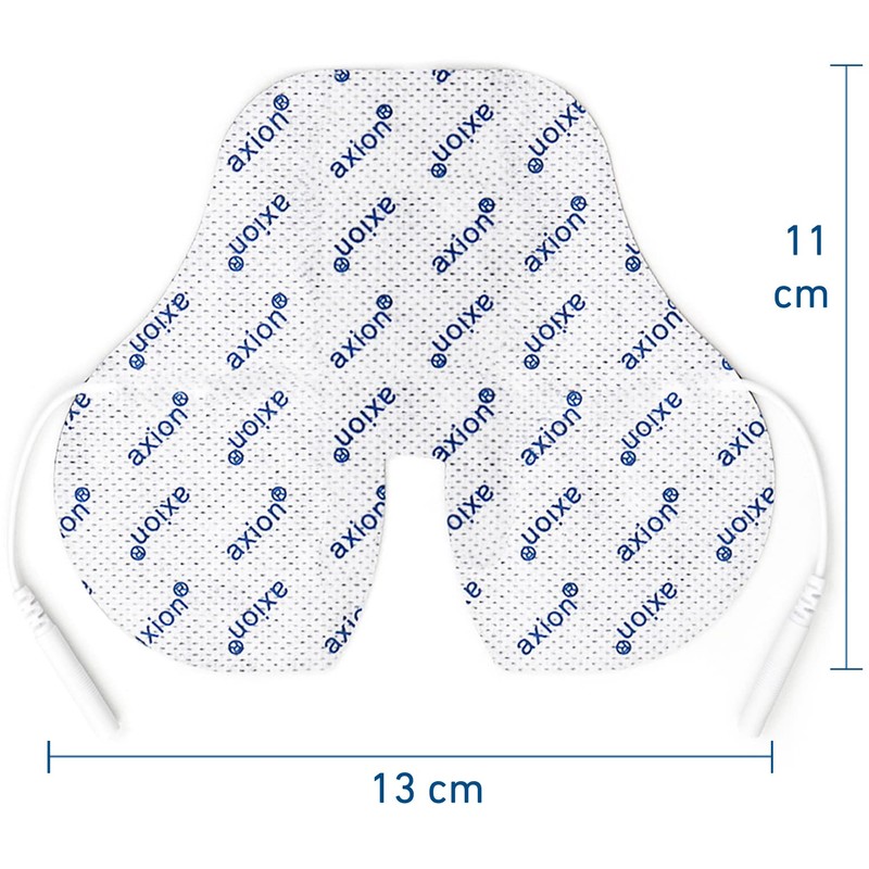 2 x 150x95 mm Large Neck Electrodes/Pads for TENS EMS Stimulation Current