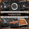 TISFA Cigar Humidor Set Travel Humidor for 5 Cigars Includes