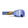 FMF PowerCore Core MX Offroad Goggles Cyan w/Blue Mirror Lens