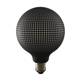 TCP Decorative LED 100L G125 4W Blk Dot E27/ES Non Dimmable 27K (DEALG1100BDE21518N1P), Printed