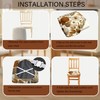 Chair Covers - Elastic Printed Dining Chair Slipcovers, Removable Washable
