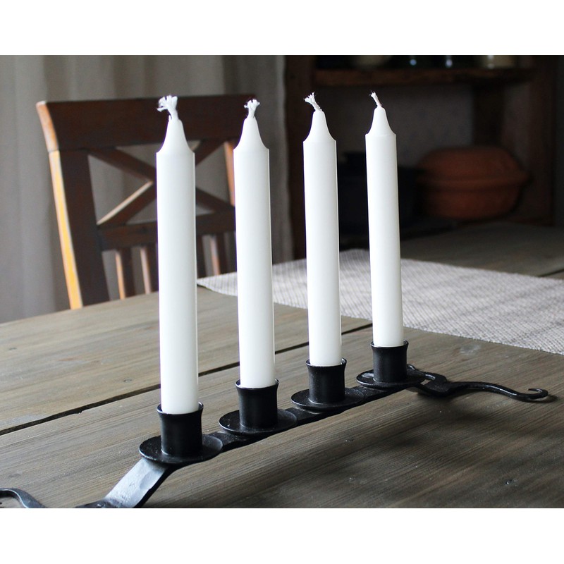 Hyoola Emergency Candles, White Short Tapers, Unscented Emergency Candle for