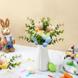 Beenavee Artificial Easter Egg Flowers,Easter Decorations Artificial Easter Egg Water Plants Indoor Green Plants Flower Arrangement Accessories Decoration