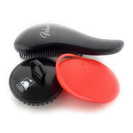 G.B.S Pet Deshedding Tools 3 Pack - Wave Fur Brush, Shampoo Brush, and Massager Brush - Perfect for Dogs or Cats