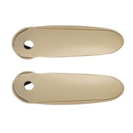 1 Pair Car Front Seat Center Console Cover Armrest Cover Replacement Fit for Lexus RX350 Microfiber Leather Beige center console lid