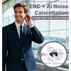 Hmusic A24 TWS AI ENC Clip-on Earbuds, Open Ear Bluetooth