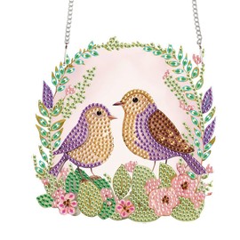 TDFERAN Diamond Painting Pendant Easter DIY Diamond Art Decoration Kit Window Pendant, Gem Art Wall Home Window Decoration Adult Digital Painting Women Crafts Hobby