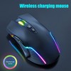 Wireless Mouse 2.4G Rechargeable USB RGB Professional Grade Optical Sensor