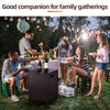 Propane Metal Tank Cover Table Hideaway Table Gas for Gas