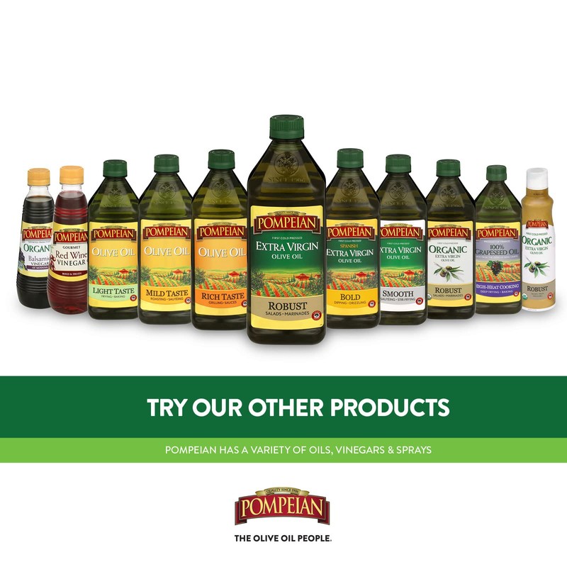 Pompeian Gourmet Selection Extra Virgin Olive Oil, First Cold Pressed,