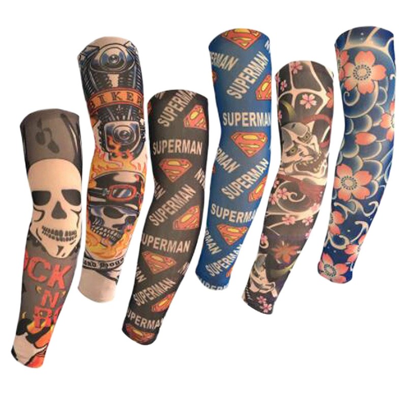 Fukufuku UV Arm Cover Arm Cover Tattoo Sleeve Tattoo Exercise