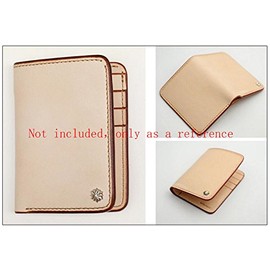 BAENRCY Multicard Slot Short Wallet - Acrylic & Leather Pattern Templates