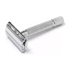 Shaver Rastrillo Clásico Acero Inoxidable Mariposa Con Navaja