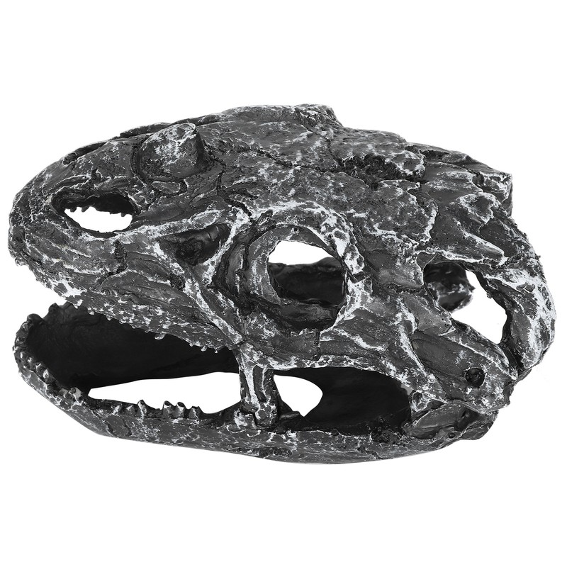 Resin Reptile Hide Cave Snake Skull Simulation Hideout Landscape for