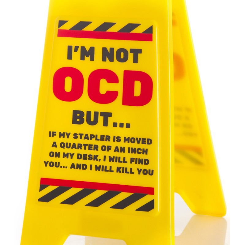 Boxer Gifts 'I'm Not OCD But...' Novelty Office Humour Desk