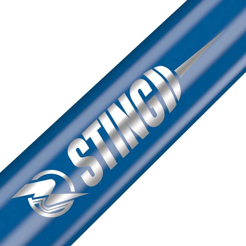 RUTHLESS Sting | Polycarbonate Dart Shafts Solid Blue with Black