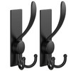 VAEHOLD 2 Pack Adhesive Towel Hooks Robe Towel Wall Hooks