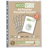 Lotus A4 Premier Punched Pockets-Ultra-Durable 90 Micron Transparent Poly Wallets