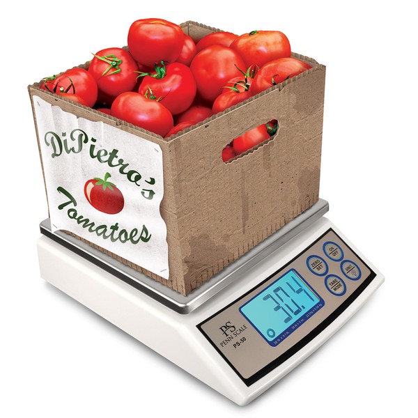 Penn Scale PS-50 Digital Kitchen Portion Scale - 50lb Digital