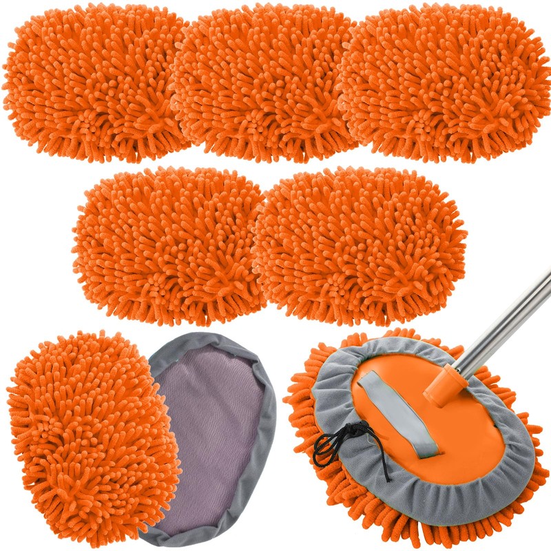 Layhit 5 Pcs Car Wash Mitt Set, Brush Not Included,