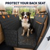 SucceBuy Dog Back Seat Extender with Hard Bottom, Mesh Window